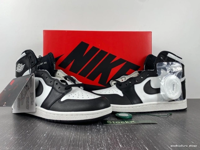 High (2023) 85 Black Jordan Retro White 1 BQ4422-001 0817